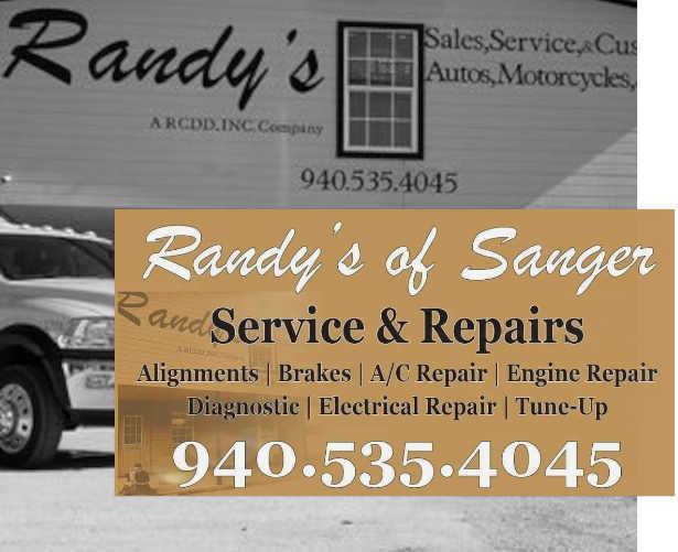 Randy's of Sanger Texas Automotive Car Repair and Maintenance Service